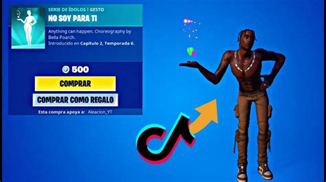 NUEVO BAILE NO SOY PARA TI De Bella Poarch NUEVA TIENDA FORTNITE HOY