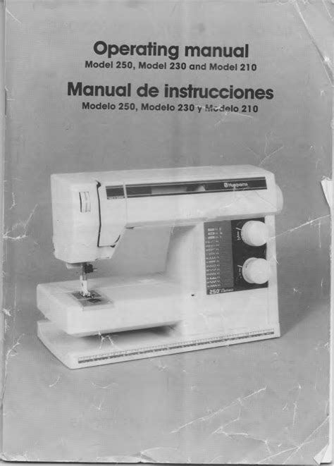 Instruction Manual, Husqvarna - mrsewing