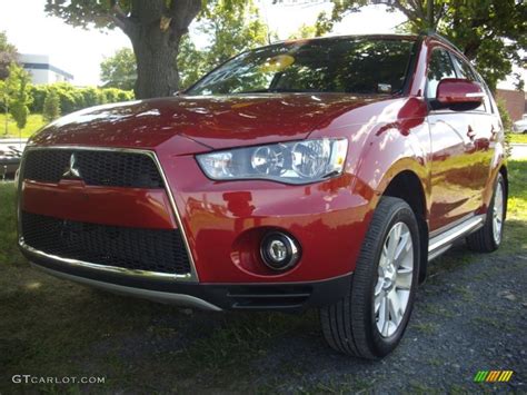 Rally Red Metallic Mitsubishi Outlander Se Photo