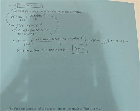 Solved Let F X X X A Find F X Using The Limit Chegg