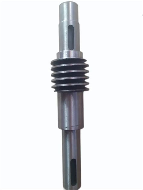 mild steel polished ms worm shaft  industrial  rs   coimbatore