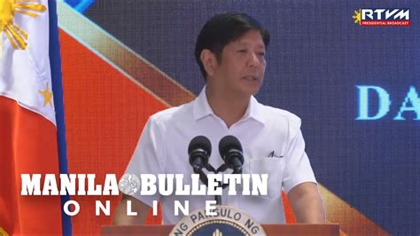 Marcos Assures Pinoys Of Improved Transport System Youtube