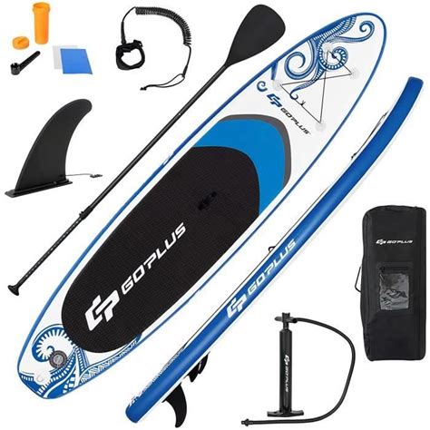 Planche de Surf Gonflable Stand Up Paddle Gonflable avec Sac à Dos