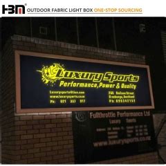 Outside Wall Advertising Outdoor Version Mm Aluminum Frame Led