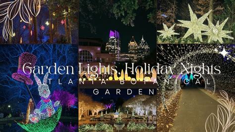 Garden Lights Atlanta Botanical Garden Holiday Lights Christmas