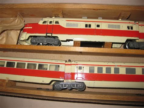 3pc Vintage Marklin Ho St 800 Set Train Railroad Car Germany Engine