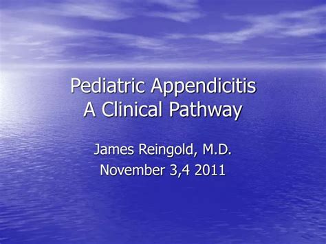 Ppt Pediatric Appendicitis A Clinical Pathway Powerpoint Presentation Id 3948422