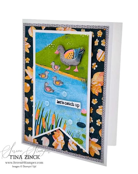 Lily Pond Lane Card Tutorial Tina Zinck Stampin Up Demonstrator In