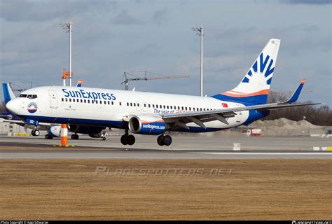 TC SOR SunExpress Boeing 737 8AS WL Photo By Hugo Schwarzer ID