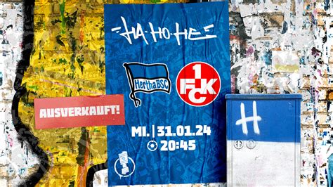 Pokalspiel Gegen Kaiserslautern Ausverkauft Hertha Bsc