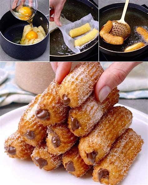 Arriba Imagen Receta Para Preparar Churros Rellenos Abzlocal Mx