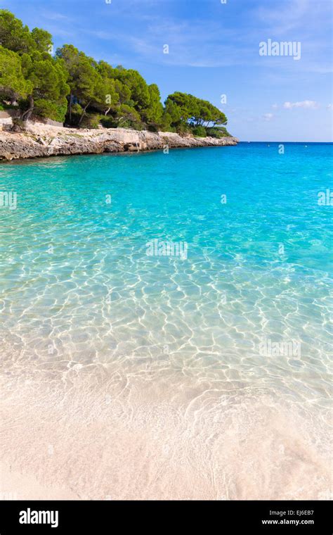 Majorca Cala Gran Beach In Cala Dor In Mallorca Santanyi At Balearic