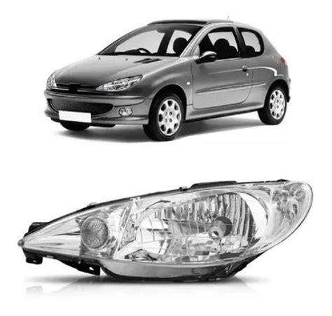 Optica Peugeot 206 Vidrio Liso Parábola Simple 2004 Al 2012 Fersans