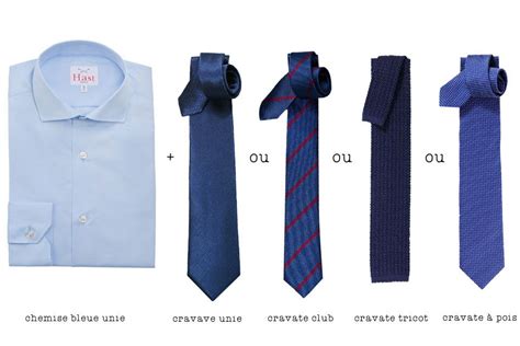 Astuces Quelle Cravate Avec Une Chemise Bleue