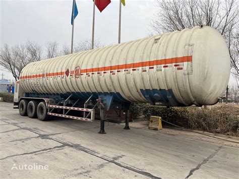 3 Axles LNG LPG CNG Tank Trailer Gastankauflieger Kaufen China Taian