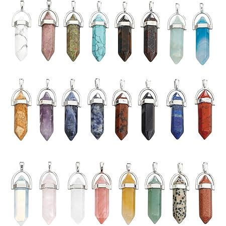 Amazon Tang Song Pcs Diy Bullet Shape Healing Pointed Chakra