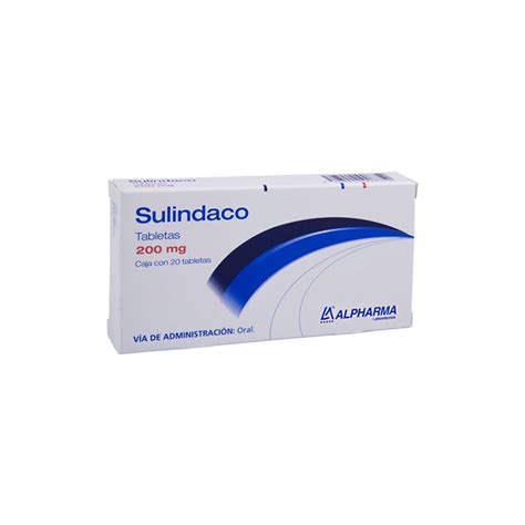 Sulindaco 200mg 20 Tabs Mexicopharmacy Mx