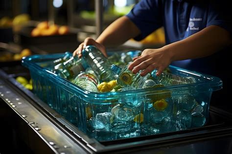 Premium Photo Recycle And Reuse Plastic Bottle Sorting Process