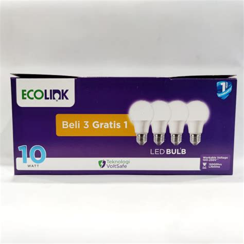 Jual Ecolink Ledbulb Multipack W Beli Gratis Cool Daylight Isi