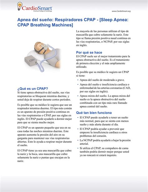 Apnea Del Sue O Respiradores Cpap Sleep