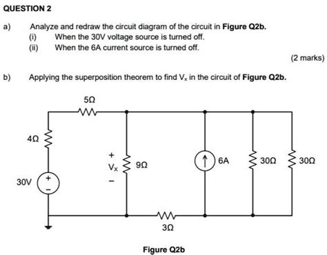 SOLVED QUESTION 2 Analyze And Redraw The Circuit Diagram Of The