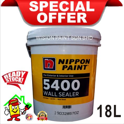 Wall Sealer Liter Nippon Paint Products Sealer Primer