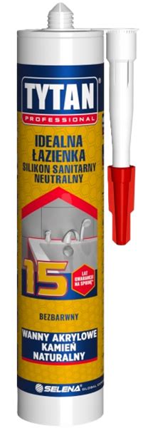 TYTAN PROFESSIONAL Silikon sanitarny neutralny Idealna Łazienka 280 ml