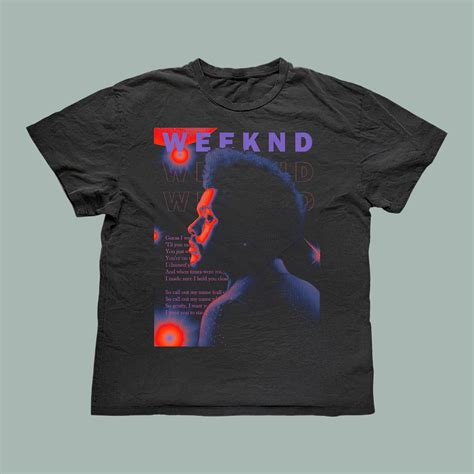 The Weeknd Shirt Weeknd Shirt The Weeknd Merch The Etsy