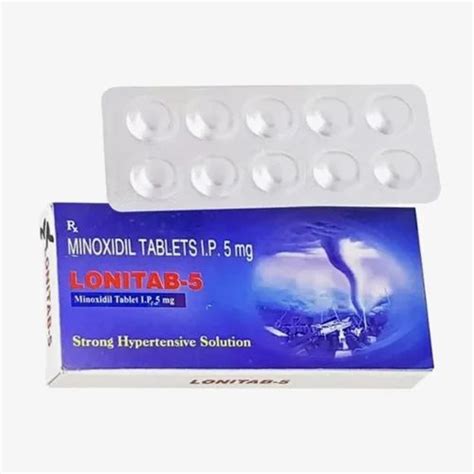 Lonitab Minoxidil Tablets At Rs Stripe Minoxidil Tablet In Nagpur