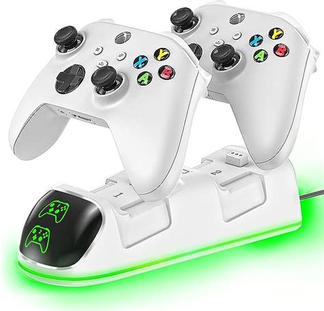 Chargeur Manette Xbox Avec 2 X 4800 MWh Rechargeable Batterie Manette