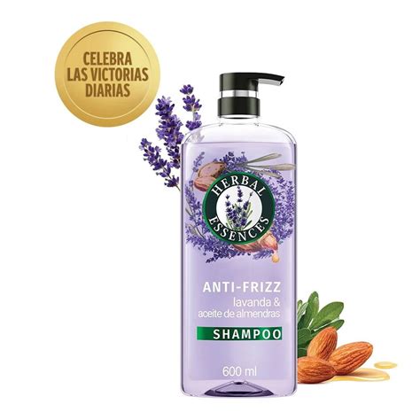 Shampoo Herbal Essences Anti Frizz Lavanda And Aceite De Almendras 600 Ml Walmart