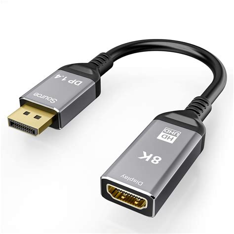 Amazon YIWENTEC DisplayPort 1 4 HDMI 2 1 Ultra HD 8K オス メスケーブル 0