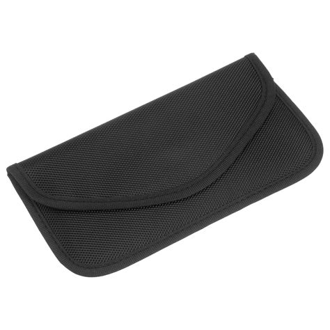 Uxcell Faraday Bag Rfid Signal Blocking Pouch Wallet Black Anti