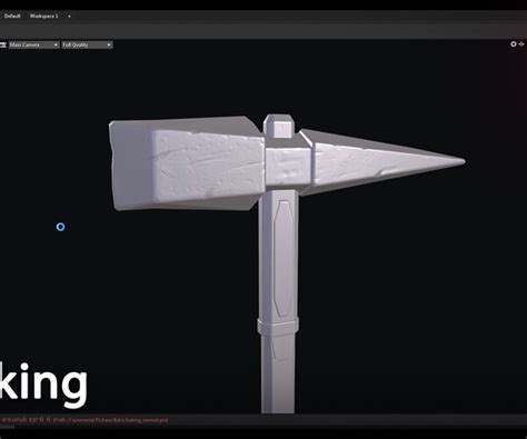 ArtStation - Pickaxe for Game - Tutorial | Tutorials