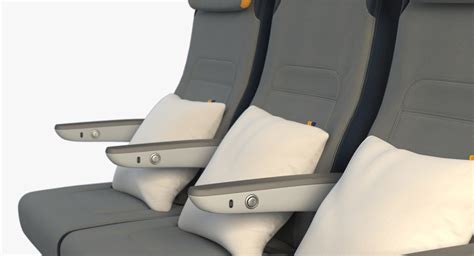 Lufthansa Economy Seats 3D Model - TurboSquid 1294525