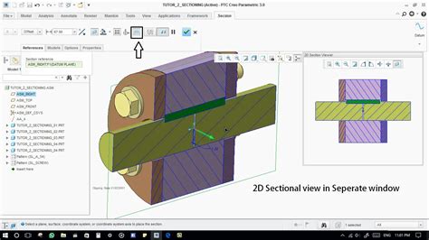 Sections In Creo Offset Zone Sections Full Unfold Full Aligned In