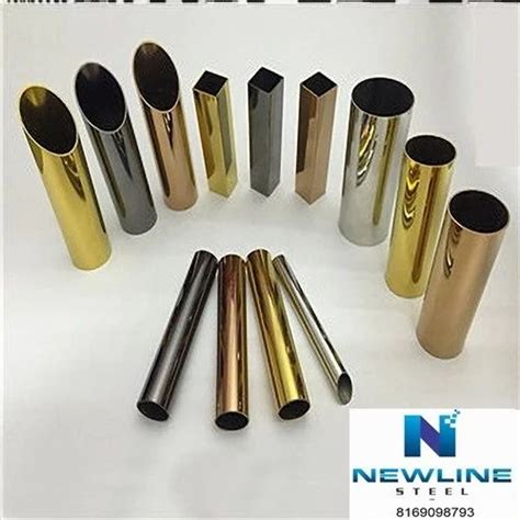 Newline Steel Gold Rose Gold Nl Ss Pvd Coated Pipe For Furniture