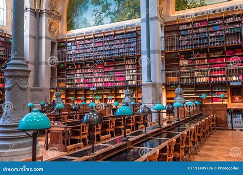 National Library Of Paris France Interiors Editorial Photo Image Of