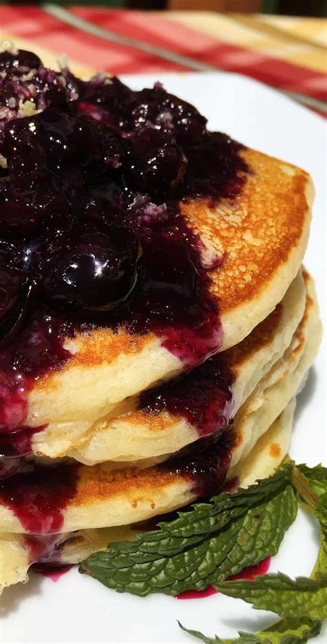 Blueberry Pancakes With Lemon Zest Norine S Nest