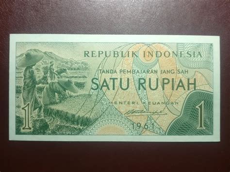 Jual Uang Kuno Murah Meriah 1 Rupiah Sandang Pangan 1961 1 Rupiah