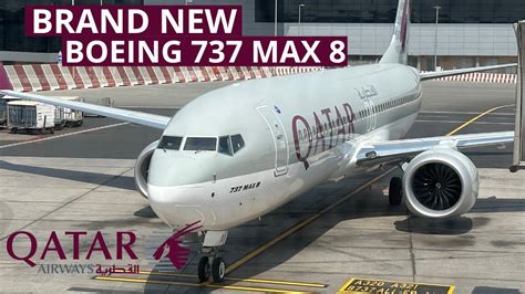 Qatar Airways BRAND NEW Boeing 737 Max 8 Abu Dhabi To Doha QATAR