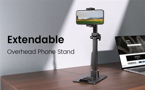 Amazon Overhead Phone Stand For Desk Reinforced Stable Base