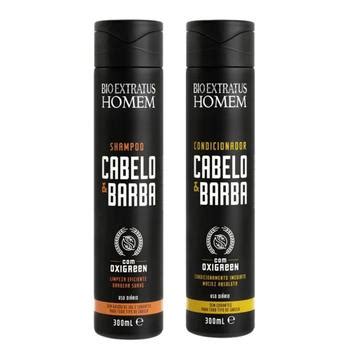 Melhor Shampoo E Condicionador Masculino - Kit Shampoo e Condicionador Masculino Cabelo e Barba Oxigreen 300ml Bio ...
