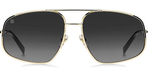 Givenchy Synthetic 60mm Gradient Aviator Sunglasses In Gold Grey Shaded At Nordstrom Rack In