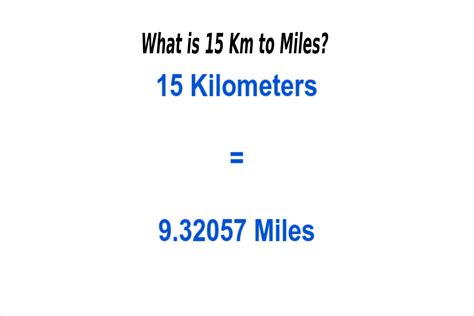 What Is 15 Km To Miles