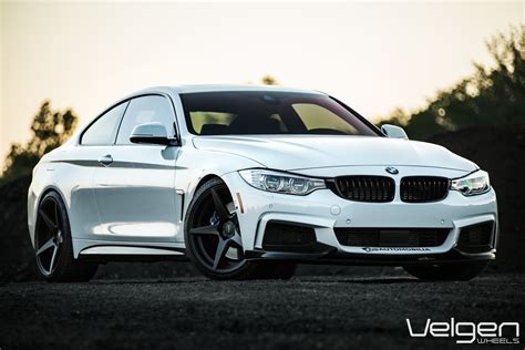 Enhanced Gloss White BMW M4 Coupe With Black Aftermarket Rims — CARiD ...