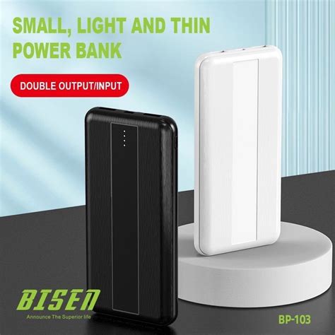 BISEN 10000Mah Powerbank 20000Mah Power Bank Display Power Original