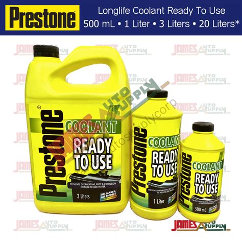 Prestone Coolant Ready To Use Lazada PH