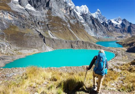 Hike in Peru stock photo. Image of happiness, male, healthy - 167390412