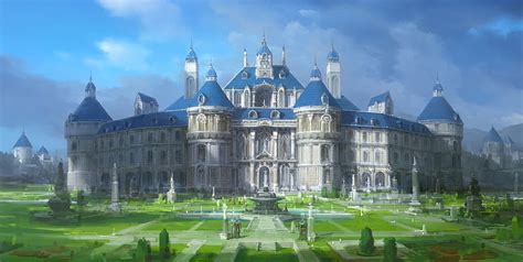 Palace Art Fantasy Luminos Paperblue Net White Castle Blue